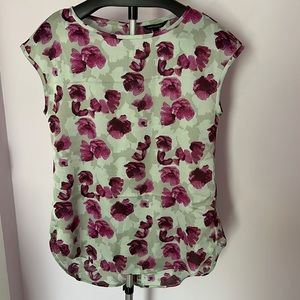 Banana Republic Anne Flower Print Blouse